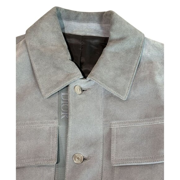 DIOR Men's Suede Leather Harrington Jacket in Blue - Picture 5 of 6